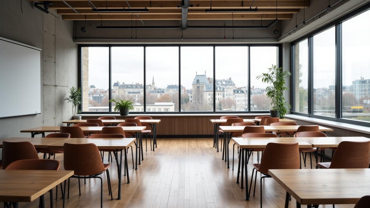Salle de formation moderne chez LinguaRoute Paris à Ivry-sur-Seine